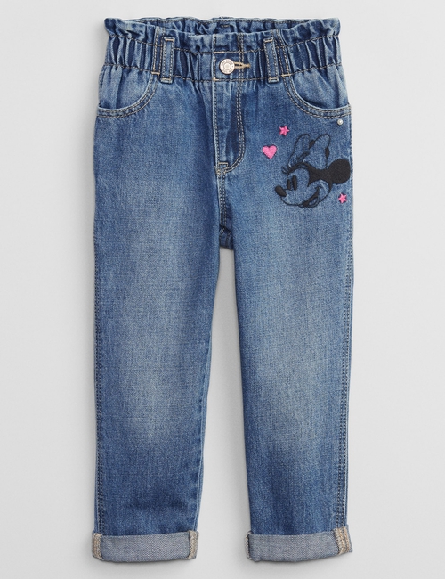 babyGap | Disney Minnie Mouse Paperbag Mom Jeans