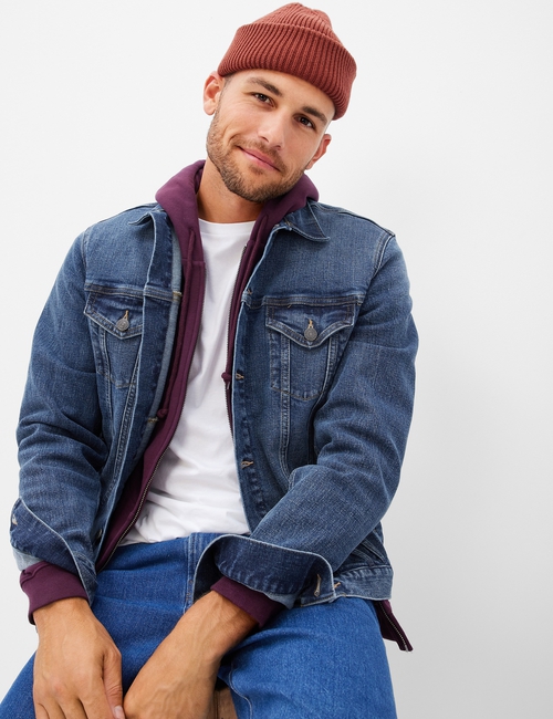 Icon Denim Jacket with Washwell