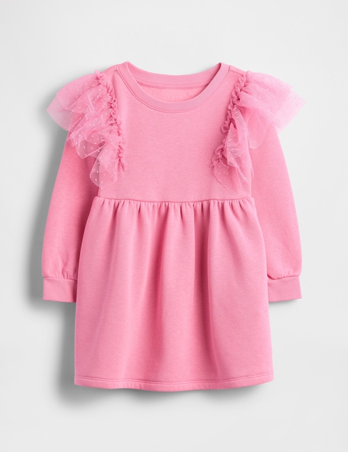 Baby & Toddler Tulle Sweatshirt Dress