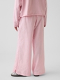 Kids Cotton Gauze Wide-Leg Pants