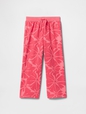 babyGap Logo Wide-Leg Pull-On Joggers