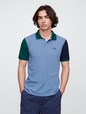 Colorblock Stretch Pique Polo Shirt