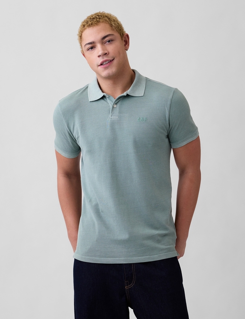 Gap Logo Pique Polo Shirt
