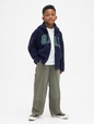 Kids VintageSoft Logo Zip Hoodie