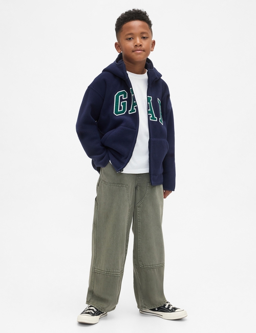 Kids VintageSoft Logo Zip Hoodie