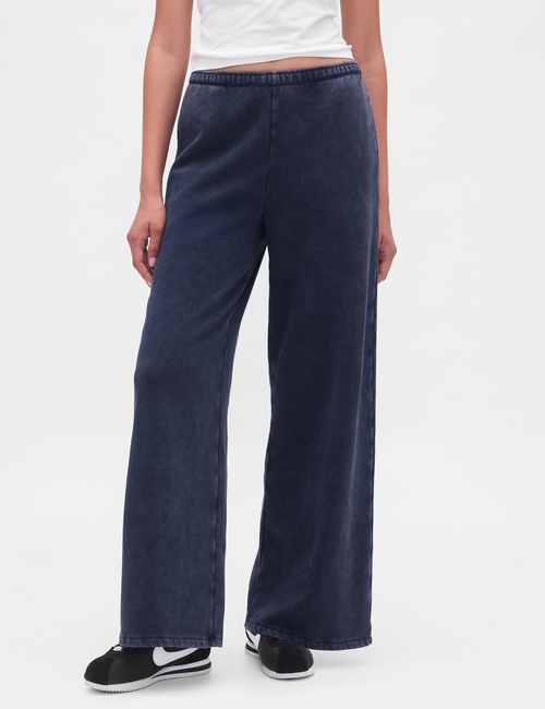 BAGGY WIDE LEG SWEATPANT - LOGO