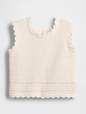 Baby & Toddler Scalloped Crochet Top