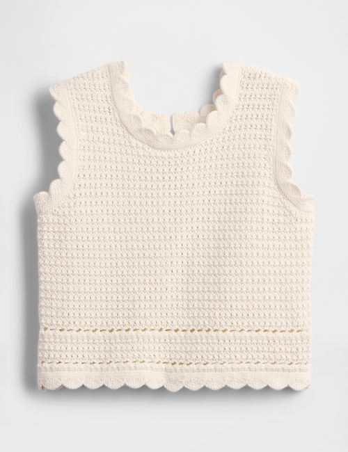 Baby & Toddler Scalloped Crochet Top