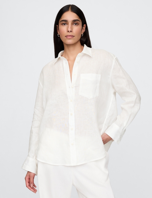 100% Linen Oversized Shirt