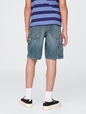 90S LOOSE DENIM SHORT - DK CARPENTER