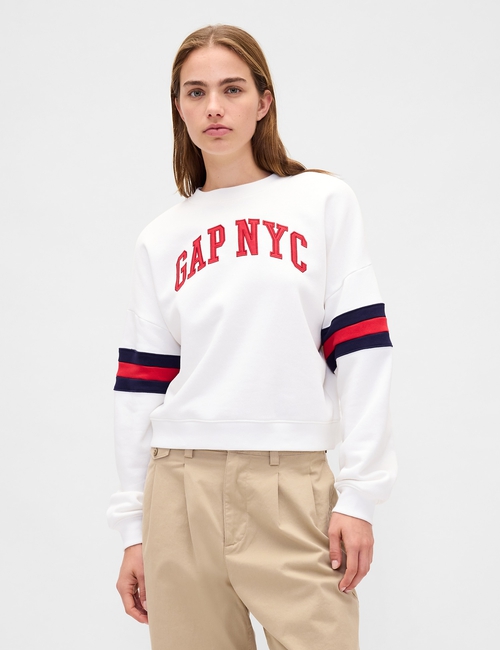 LOGO WEDGE PULLOVER