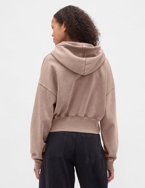 VintageSoft Full-Zip Wedge Hoodie