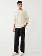 Modern Pleated Khakis in Baggy Fit