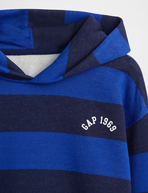VTG SOFT BAGGY HOOD RUGBY STRIPE