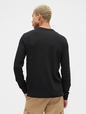 V-FRCH LS WAFFLE MINI LOGO CREW