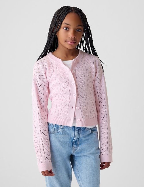 Kids Pointelle Sweater