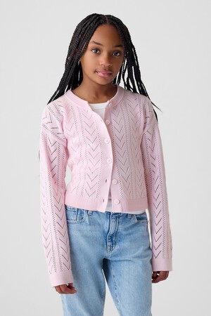 Kids Pointelle Sweater