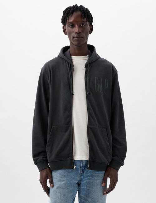 Gap Logo Full-Zip Hoodie