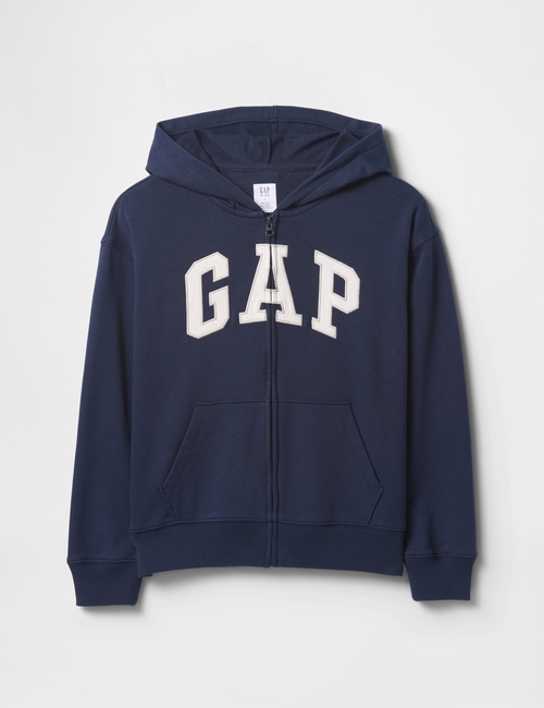 Kids Relaxed Gap Logo Zip Hoodie