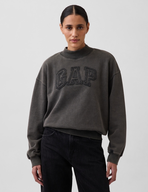 Heavyweight French Terry Oversized Mockneck Sweatshirt