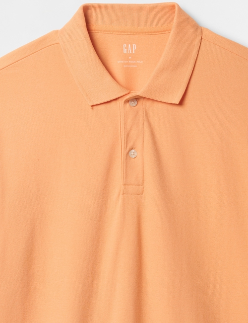 Stretch Pique Polo Shirt