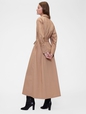 GAP STUDIO MAXI BELTED SHIRTDRESS