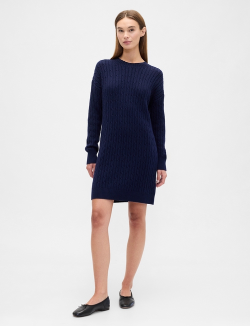 CashSoft Relaxed Crewneck Sweater Mini Dress
