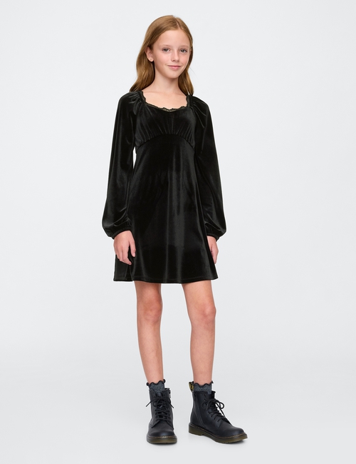 Kids Velvet Dress