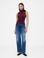 Modern Ribbed Mockneck Tank Top