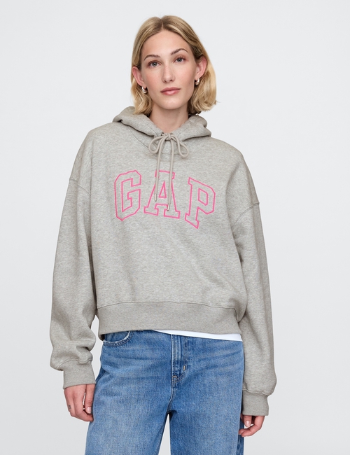 Vintage Soft Cropped Hoodie