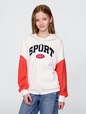 Kids Vintage Soft Full-Zip Sport Logo Hoodie