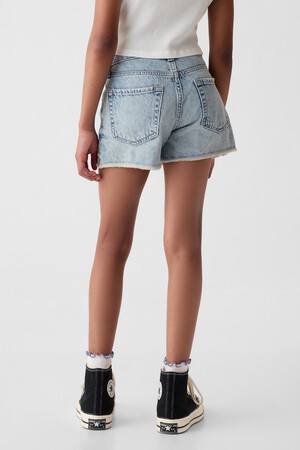 Kids Low Rise Denim Shorts