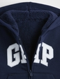 babyGap Logo Sherpa Zip Hoodie