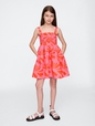 Kids Smocked Poplin Dress
