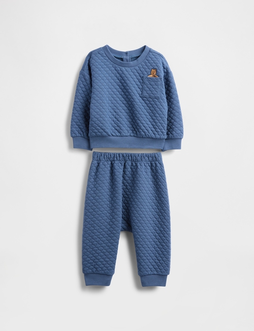 EMBR CREW QUILTED SET