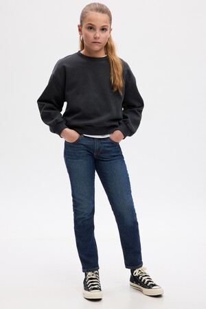 Kids Mid Rise Girlfriend Jeans