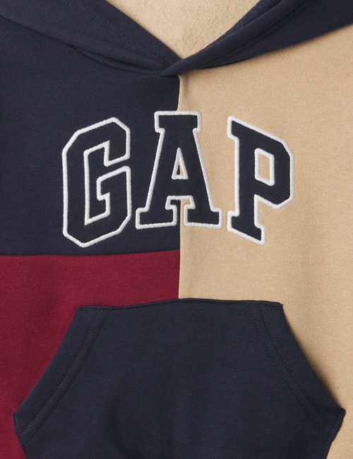 babyGap Relaxed Logo Colorblock Hoodie