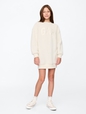 Kids Gap Logo Sherpa Sweatshirt Dress