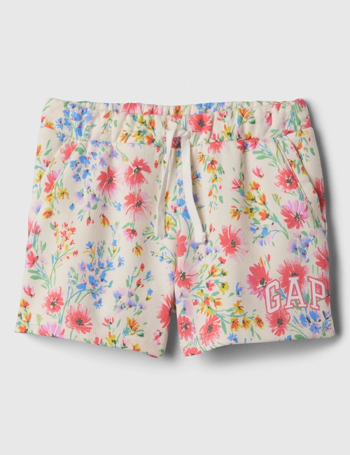 Kids Gap Logo Print Pull-On Shorts