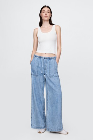 Mid Rise UltraSoft Easy Baggy Jeans