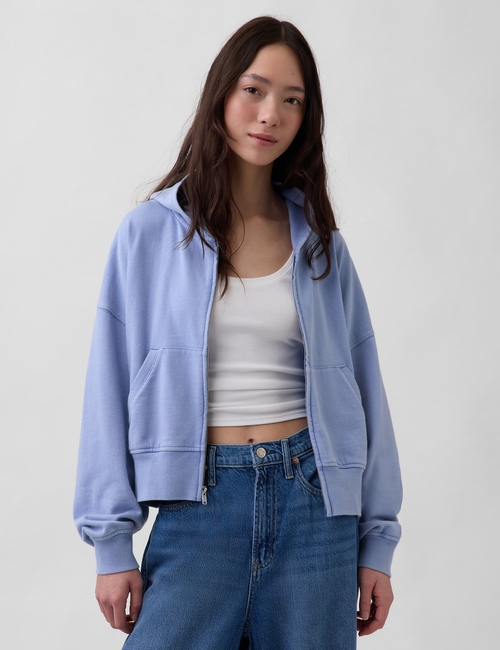 VintageSoft Terry Zip Hoodie