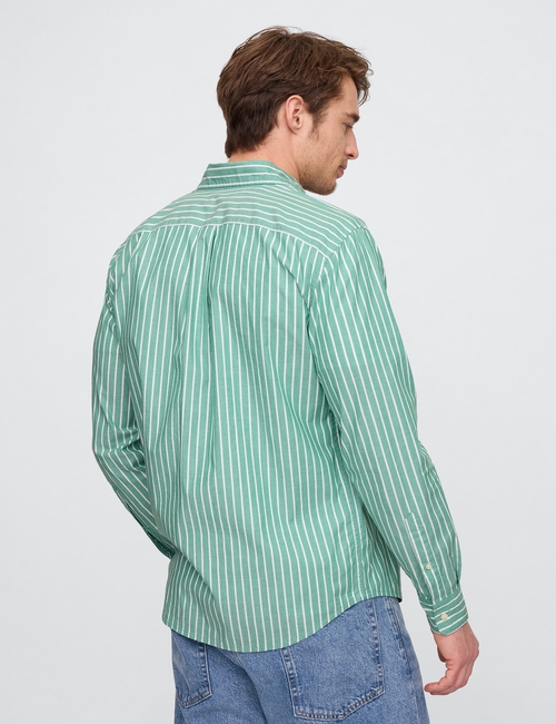 Stretch Poplin Shirt in Standard Fit