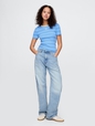 Modern Cropped Logo T-Shirt