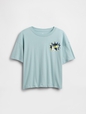 Kids Oversized Flippy Sequin Graphic T-Shirt