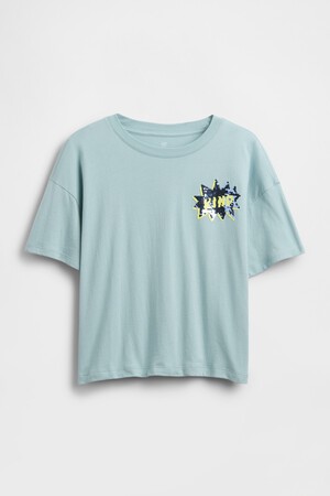 Kids Oversized Flippy Sequin Graphic T-Shirt