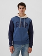 Gap Logo Colorblock Zip Hoodie