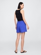 4" Mid Rise Pull-On Linen-Blend Shorts