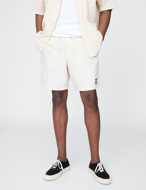 100% Recycled Pull-On Nylon Shorts