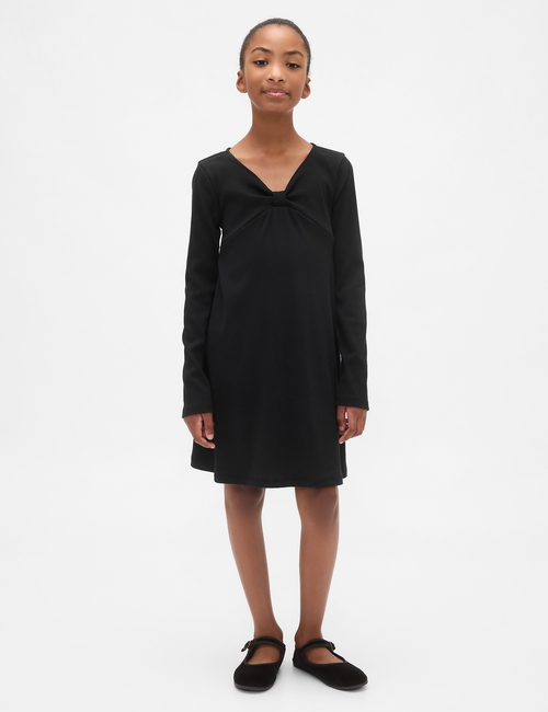 Kids Rib Bow Dress