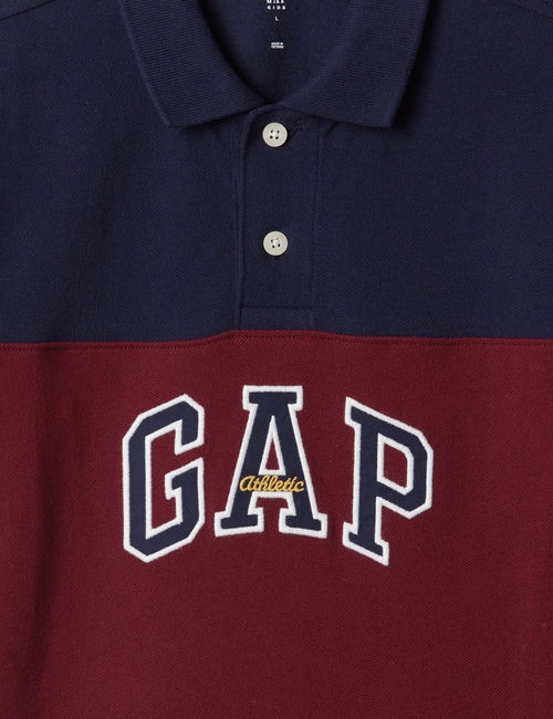 Kids Colorblock Logo Polo Shirt